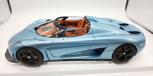 AUTOart 1/18 Koenigsegg Regera producto acabado azul claro metálico 79028 - Imagen 2 de 12