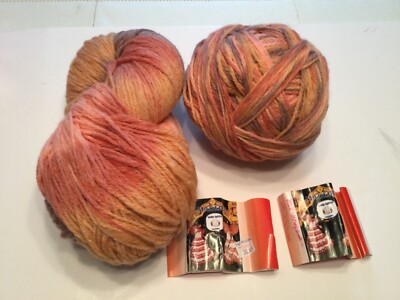 Lana Gotto Madeira yarn - 2 hanks, one balled, 57 wool,,43 acrylic, 832 yards