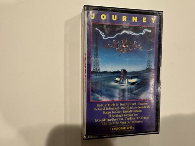 Journey Raised On Radio Cassette Tape 1986 Classic Arena Rock AOR U.S ...