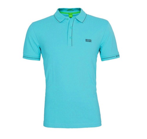 New Hugo Boss mens blue polo t-shirt 