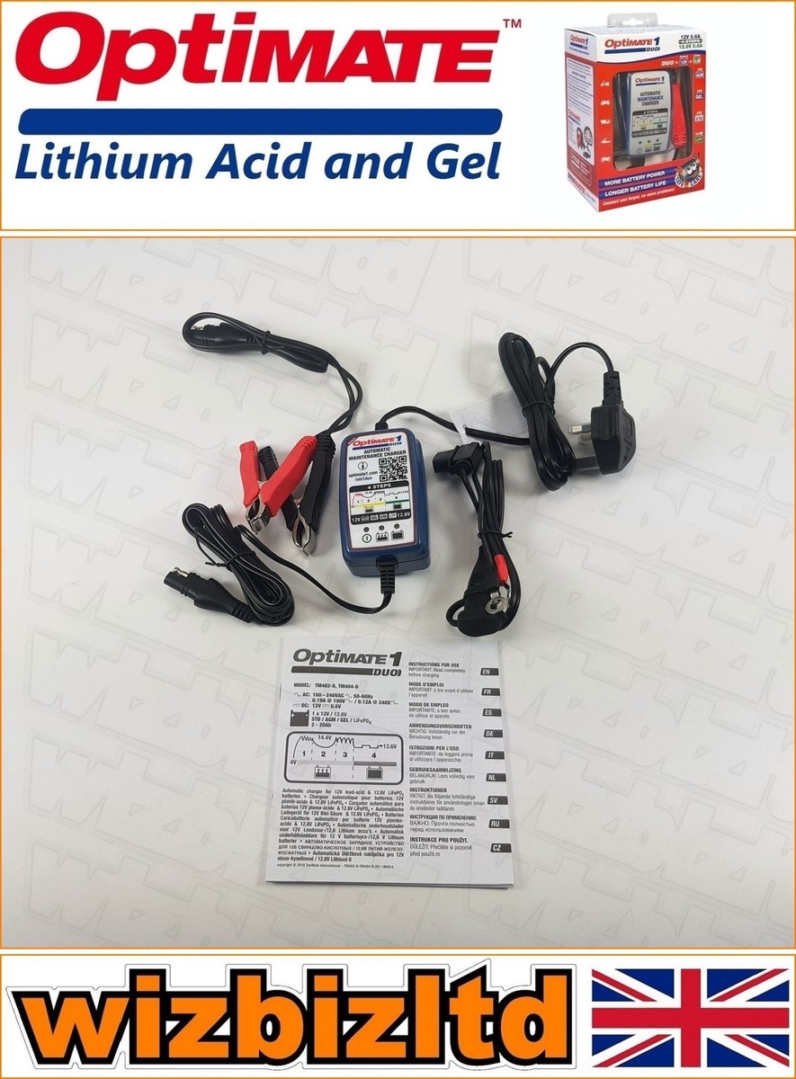 Honda NSS 125 AD Forza 2016 Optimate Battery Charger And Optimiser