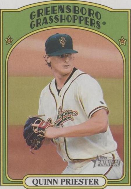 2021 Topps Heritage Minor League Edition - Quinn Priester #167 - 1 of 1
