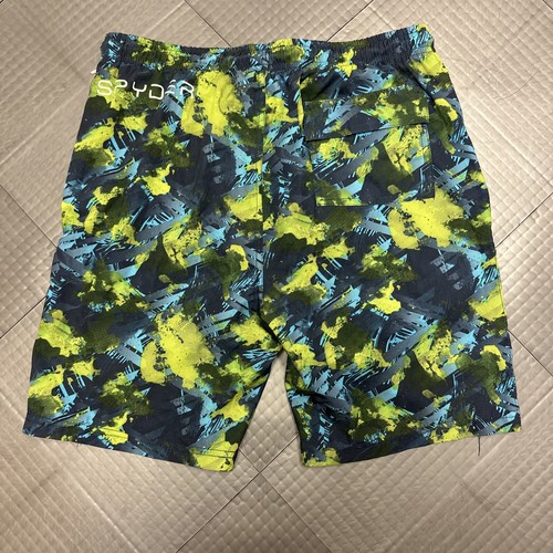 Spyder boys blue and green swim trunks size XL 18 20 - Picture 4 of 6