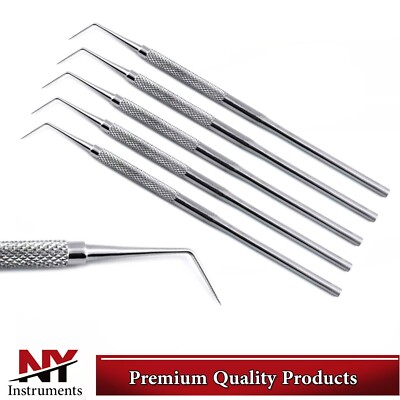 Endodontic Explorer Dental Probe #6 Dentists Scalers Diagnostic Single Ended