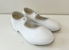 Bloch Sz 11.5 Girls Tap Shoes White