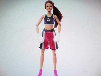 New Barbie Made to Move Brunette Boxer Careers Fashion Doll and Accessories  UK