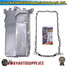 Oil Pan w/ Gasket for 98-06 VW Volkswagen Beetle Golf Jetta Engine TDI ALH AEG