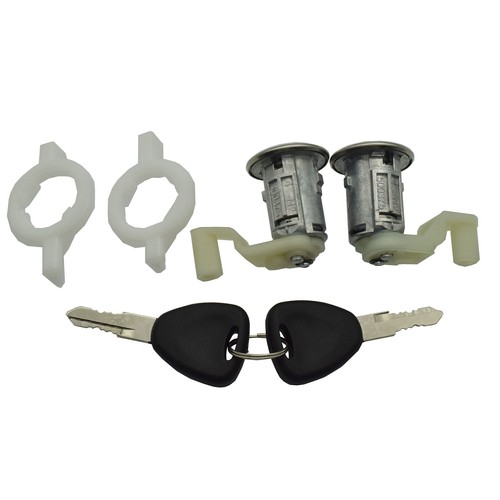 DOOR LOCK BARREL CYLINDER FRONT LEFT RIGHT & 2 KEYS FOR RENAULT CLIO II MASTER - Picture 3 of 8