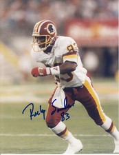 Ricky Sanders #1 Signed Photo w/ COA  Washington Redskins 031019