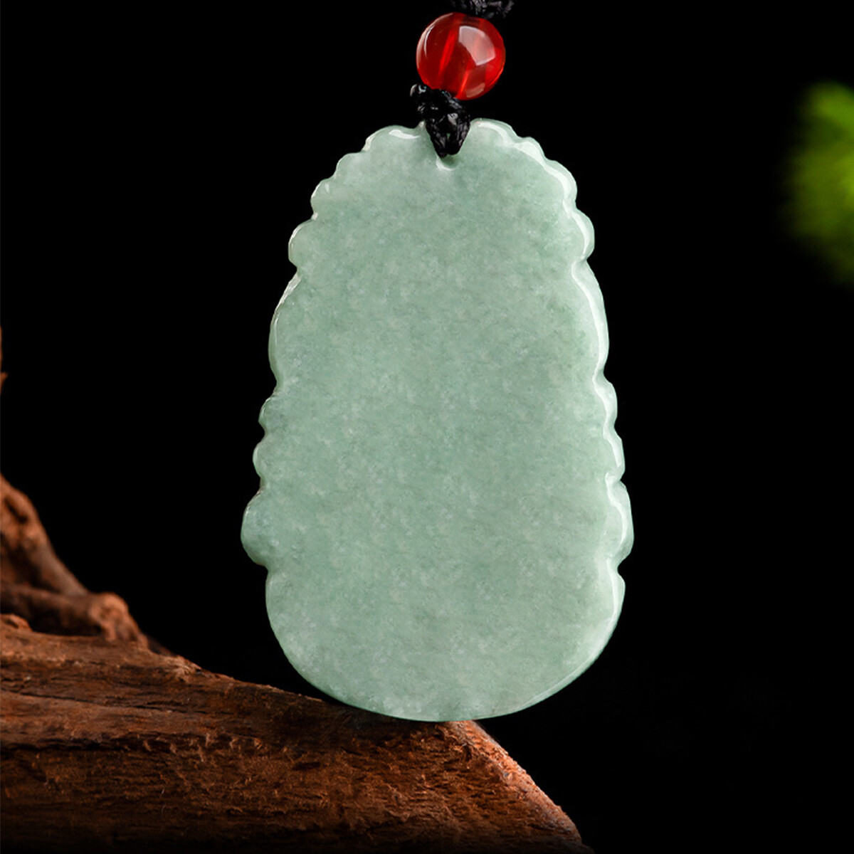 Chinese Natural A Grade Jadeite Green Jade Zodiac Pendant Lucky Amulet