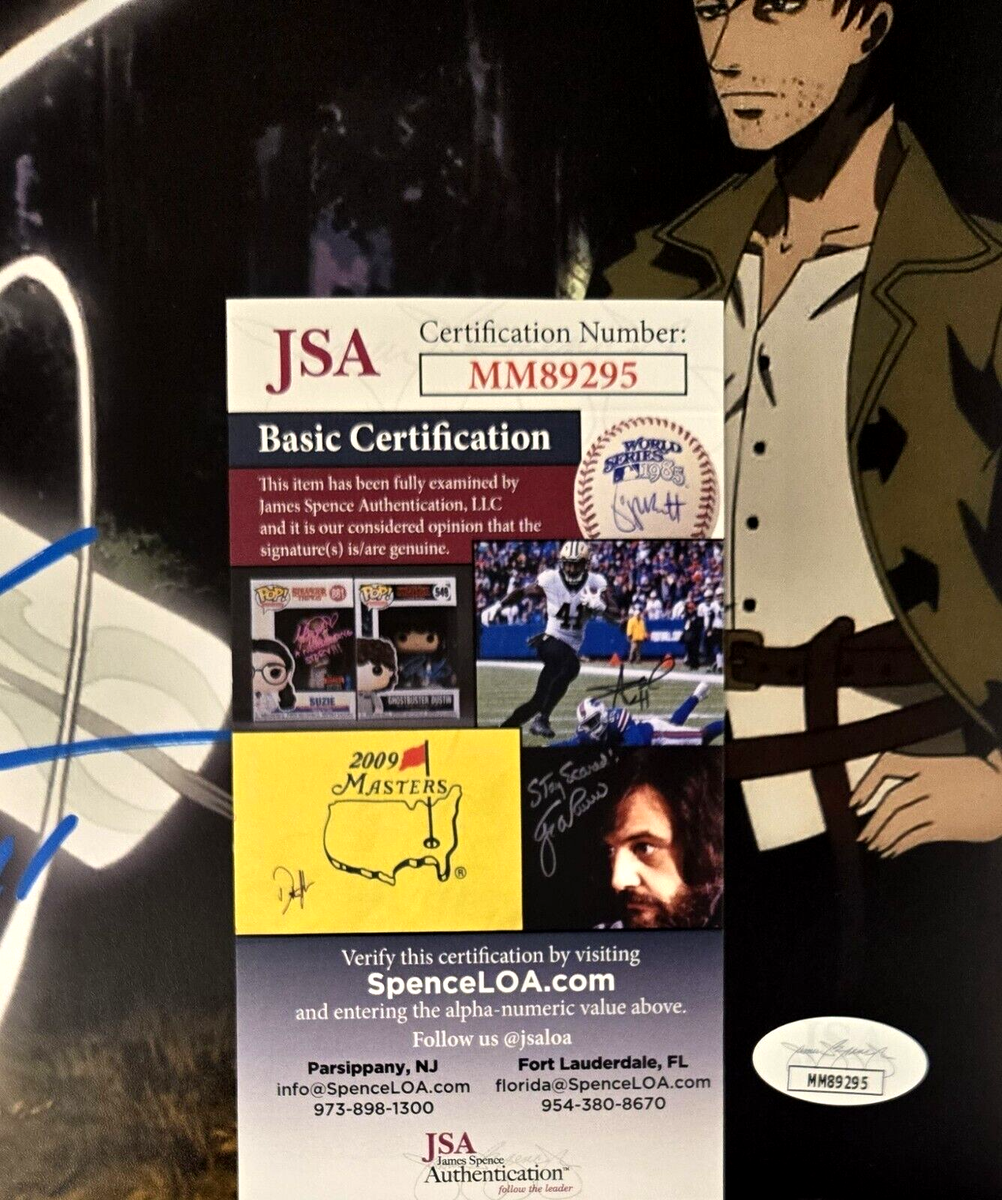 Eric Vale Signed Photo Black Clover Fanzell Autograph Anime 8x10