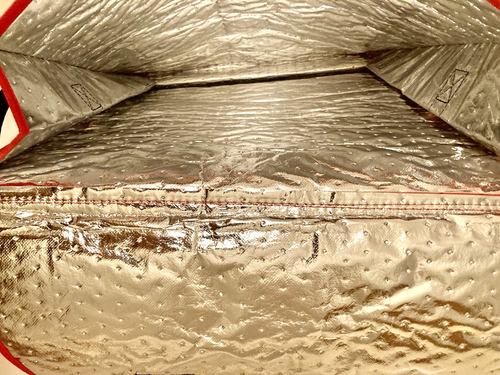 DOORDASH Thermal Insulated HOT/COLD Red Food Delivery Pizza Bag - Picture 3 of 4