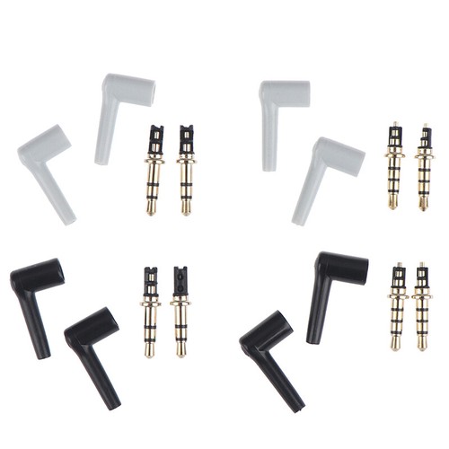 2pcs/lot 90 Degrees 3.5mm stereo headset plug jack 3 4 pole 3.5 Gold Plated; JW - Zdjęcie 12 z 15