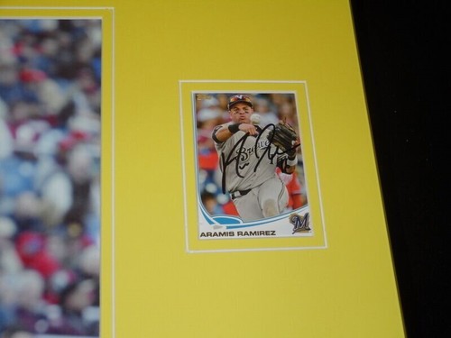 Aramis Ramirez Signed Framed 11x17 Photo Display Pirates - Picture 2 of 2