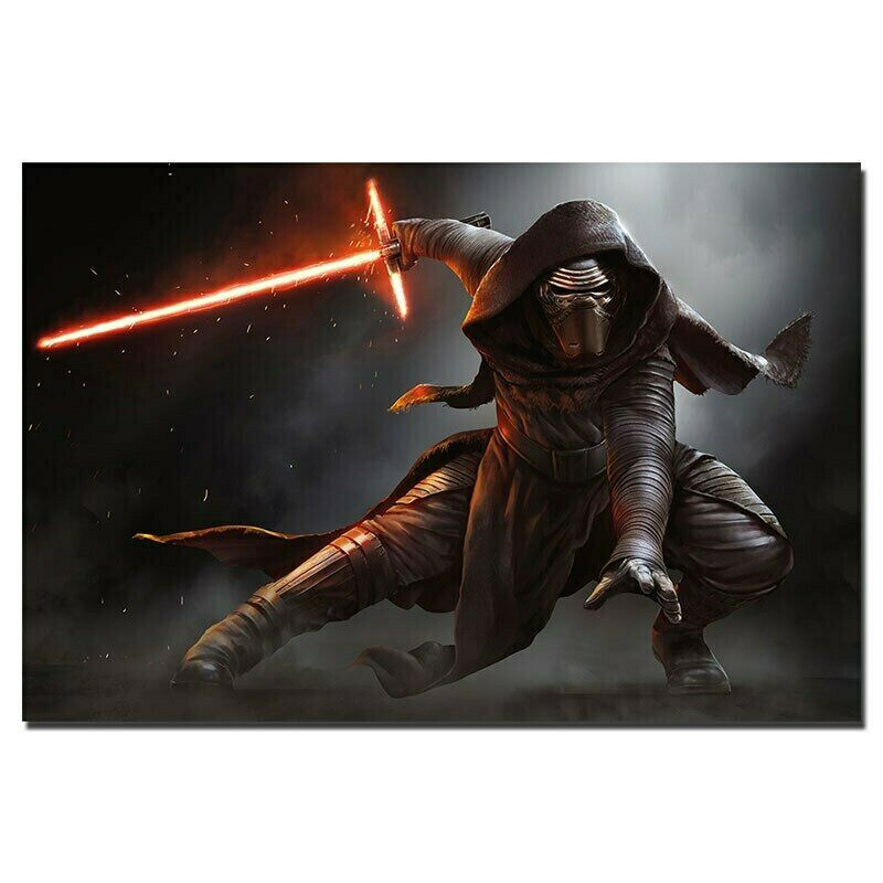 Toile Star Wars Kylo Ren 50x75 cm - Tableau décoration murale chambre ado
