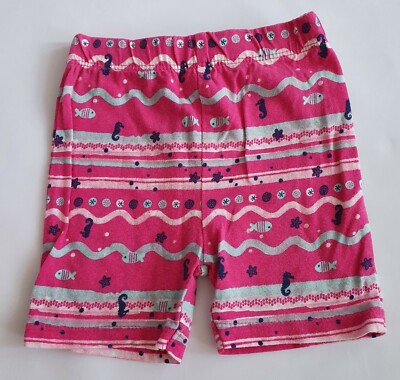 Dopodopo Baby Mädchen Shorts Pink Seepferdchen Fisch Gr. 80 (9-12M)