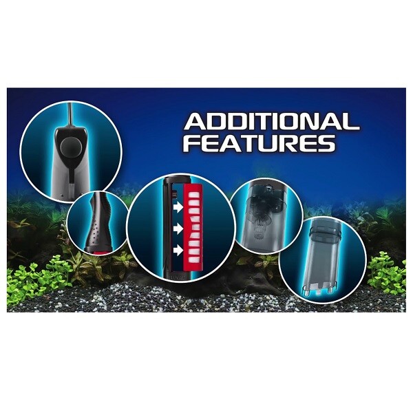 Fluval ProVac Powered Aquarium Gravel Cleaner Filter Pad Spotlight LED