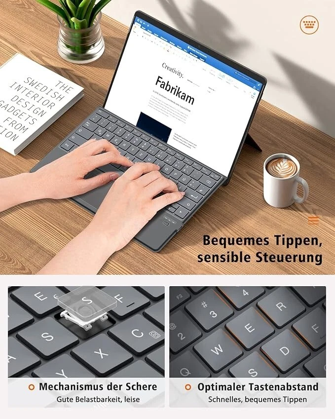 MoKo Tastiera Tedesca con Touchpad - Immagine 4 di 4