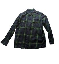 Ralph Lauren Polo XL Green Flannel Button Up Shirt