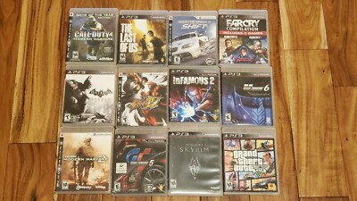 PS3 PLAYSTATION 3 LOT OF 12 GAMES ALL IN BOX | eBay
