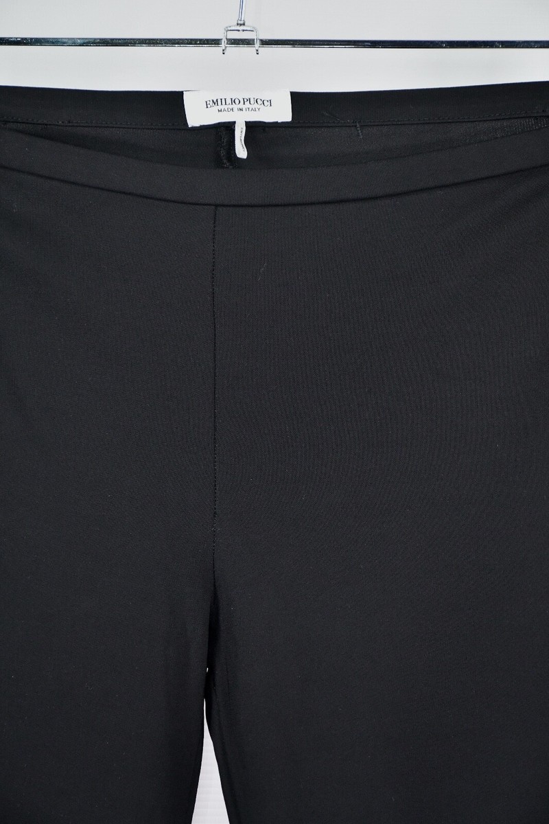 Emilio Pucci Zip Side Pants Black Women's size US 8 | eBay