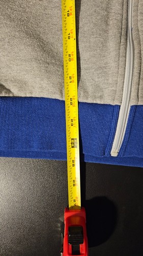 Air Jordan Full Zip Hoodie Jacket Youth L Blue/Gray Sweatshirt - Picture 10 of 15