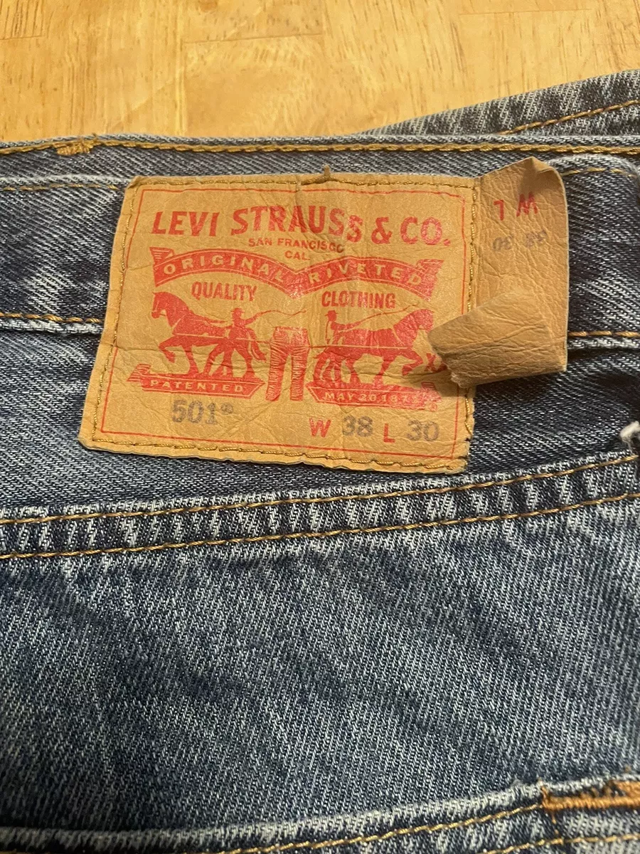 Levis 501 cheap w38 l30