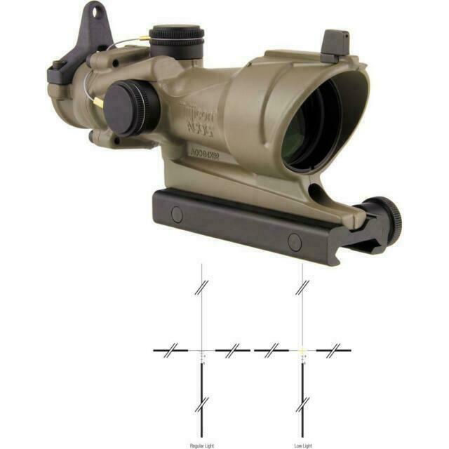 Trijicon TA01-D-100319 ACOG 4x32 .223 Tritium Amber