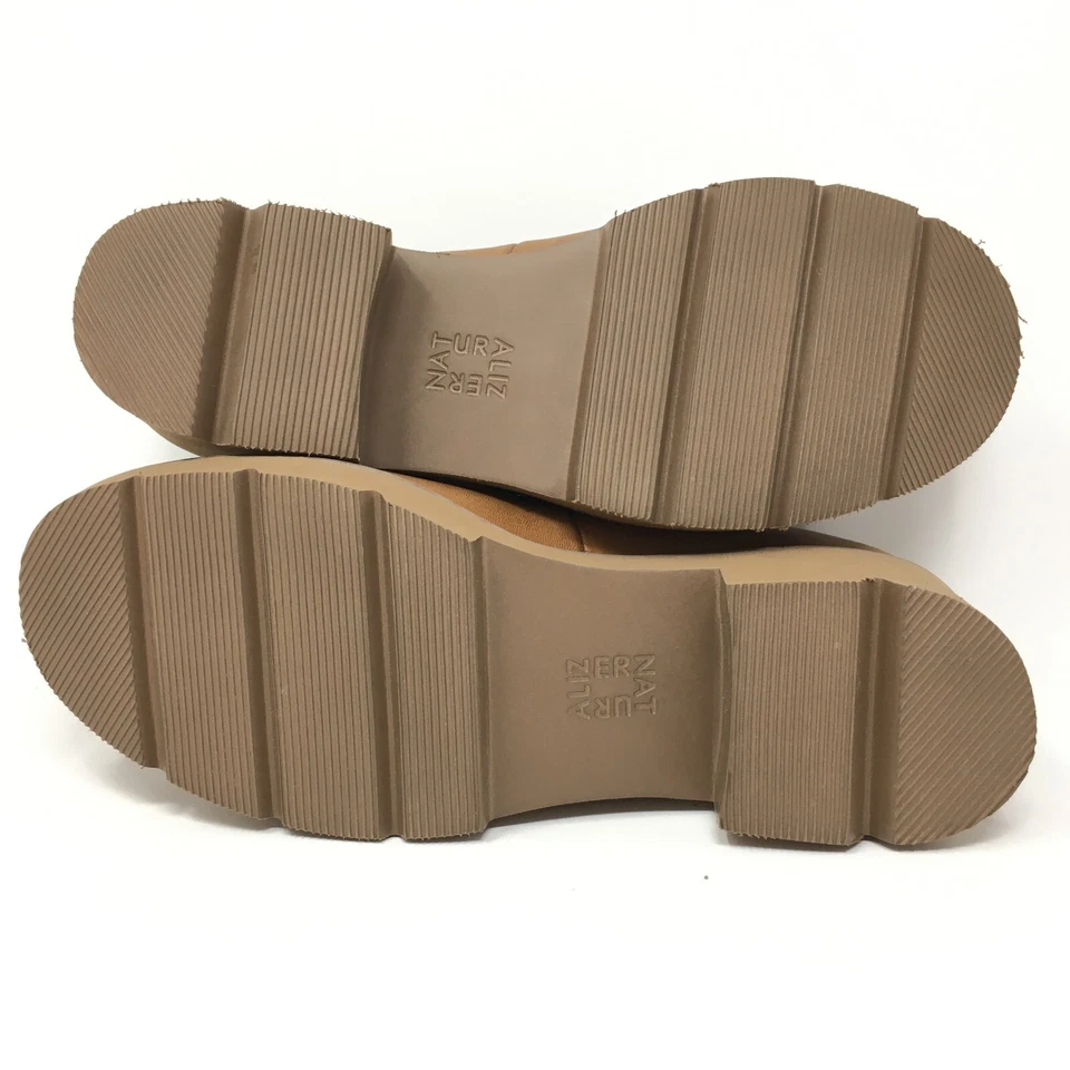 Naturalizer Cabaret Lug Loafers Clogs Shoes Womens Size 6 Brown Leather Slip On - Image 2 of 4