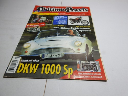 Oldtimer Praxis 8/2005 DKW 1000 Sp / Yamaha XS