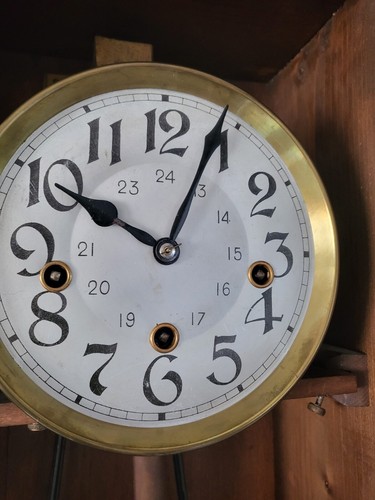 Antik Henry Deux Stil Westminster Glockenschlag Wanduhr (0505) - Picture 10 of 15