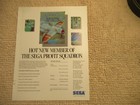 Original 1989 ad  11- 8.5''  scramble spirits sega ARCADE VIDEO GAME FLYER