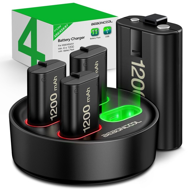 Xbox One Rechargeable Battery Pack with 3H Quick Charger,2 Battery & Charger Set eBay