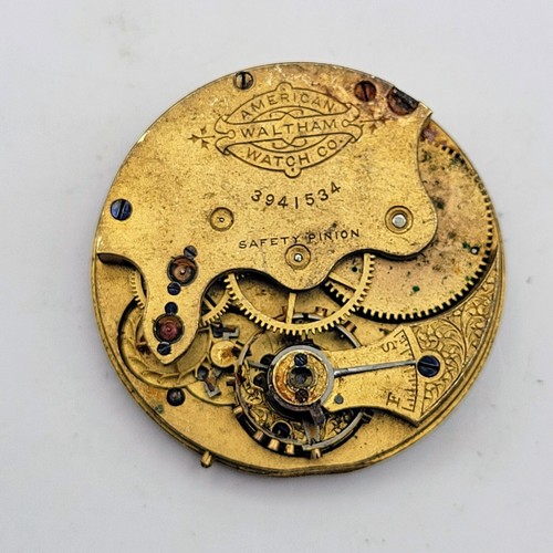 5 WALTHAM Pocket Watch Movement Part Lot - Various Sizes / Grades - Picture 4 of 7