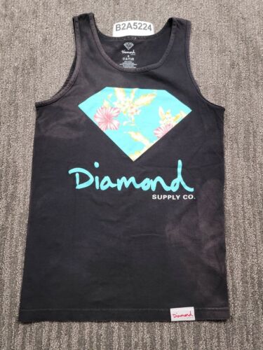 Diamond Supply Co Tank Top Shirt Graphic Logo Ska… - image 1