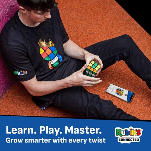 3x3 Speed Cube Rubik's Connected: Rechargeable, STEM Puzzle for Family Fun - Picture 8 of 10