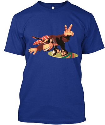 Surfs up with Funky Kong T-Shirt Made in the USA Size S to 5XL