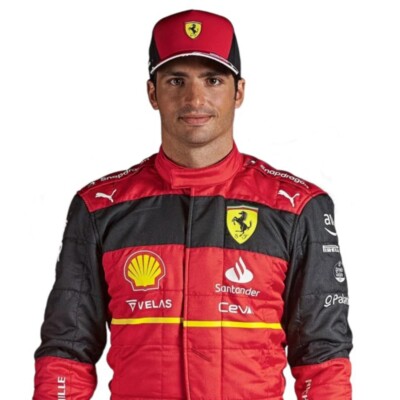 Carlos Sainz Ferrari 2022 F1 Race Suit CIK/FIA Go Kart Racing Suit