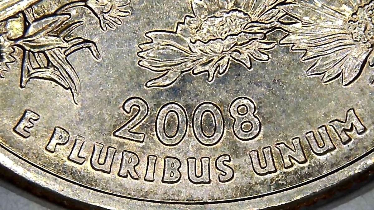 2008 D Oklahoma State Quarter Cracks on Reverse Error, DDO