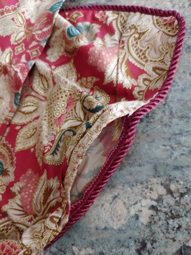 Copripiumino Ralph Lauren F/Q Jardiniere Rosellini Paisley Raso Intrecciato 88x88" - Foto 4 di 9