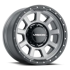 20x9 Satin Grey Wheels Vision 350 Ojos 6x135 12 (Set of 4)  87.1