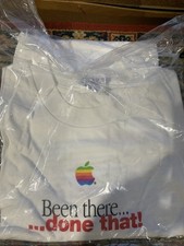 Vintage New Apple Macintosh Computer T-Shirt Size XL “Been There Done That”