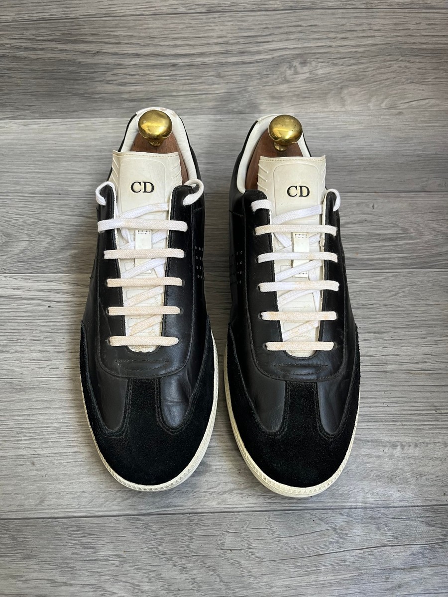 Dior b01 homme black leather low top sneakers, hedi slimane era sz