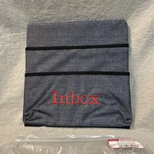 Thirty One Wall Together Pocket Board “Inbox” City Charcoal Crosshatch NIP