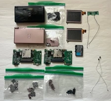 Replacement PARTS Nintendo DS Lite Onyx Black/ Rose Gold