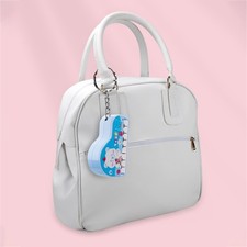 Small Electronic Piano Keychain Vertical Small Piano Pendant Musical Instrument