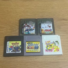 Game Boy Color 5-Piece Game Cartridge Set Untested