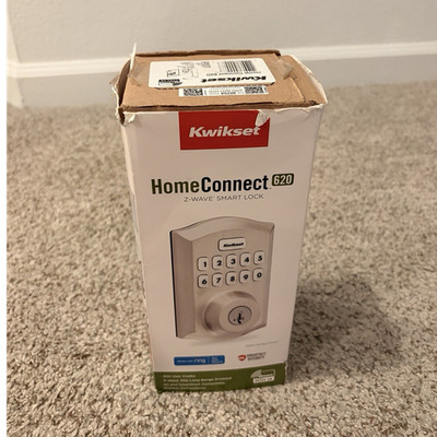 Kwikset Home Connect 620 Z-Wave Keypad Smart Lock Satin Nickel Keyless Entry