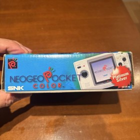 SNK Neo Geo Pocket Monochrome Platinum Silver Handheld System with Box s1130M