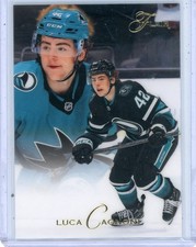 2025-26 U.D. FLAIR HOCKEY ROOKIE PARALLEL #86/93 San Jose Sharks Luca Cagnoni